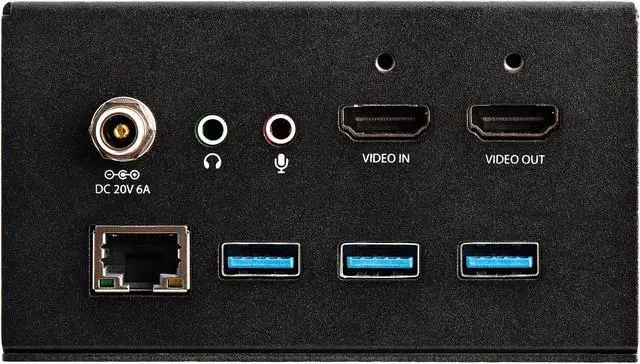 Alt view image 4 of 4 - StarTech.com MOD4DOCKACPD Laptop Docking Module for Conference Table Connectivity Box - 4K HDMI - USB-C / USB-A - USB-C PD - Boardroom Docking Station (MOD4DOCKACPD)