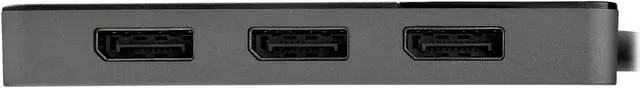 Alt view image 3 of 5 - StarTech.com MST14DP123DP 3 Port DisplayPort MST Hub - 3 x 4K - DP 1.4 Multi Monitor Splitter for Windows - HDR - EDID (MST14DP123DP)