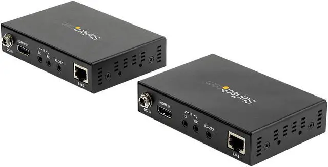 Alt view image 2 of 4 - StarTech.com ST121HD20L HDMI over CAT6 Extender - 4K 60Hz - 330ft / 100m - IR Support - HDMI Balun - 4K Video over CAT6 (ST121HD20L)