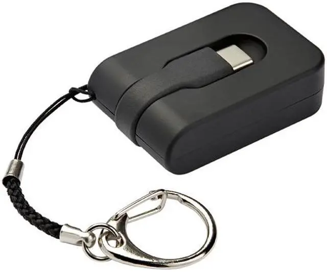 Alt view image 2 of 13 - StarTech.com USB-C to DisplayPort Adapter - 4K 60Hz DP Adapter with Built-In Flex Cable and Keychain (CDP2DPFC)