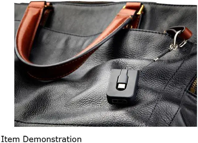 Alt view image 12 of 13 - StarTech.com Portable USB-C to HDMI Adapter - Quick-Connect Keychain - 4K 30Hz USB Type C Video Converter- Built-In Flex Cable (CDP2HDFC)