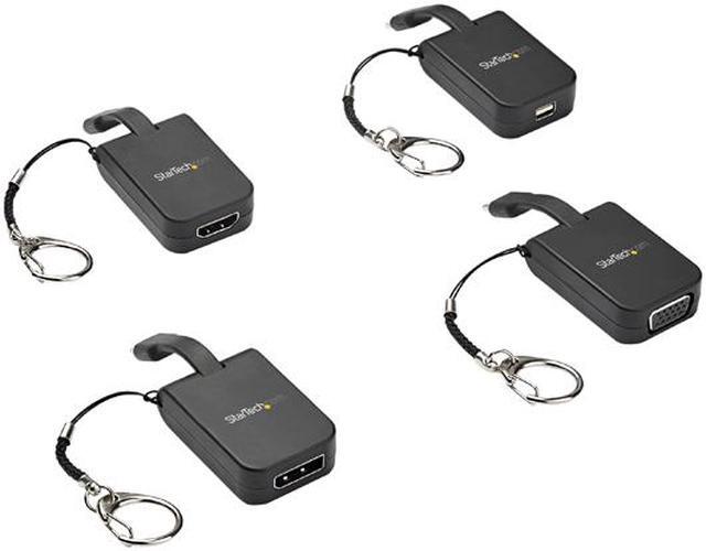 Alt view image 6 of 13 - StarTech.com USB-C to Mini DisplayPort Adapter - 4K 60Hz mDP Adapter with Built-In Flex Cable and Keychain (CDP2MDPFC)