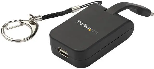 Main image of StarTech.com USB-C to Mini DisplayPort Adapter - 4K 60Hz mDP Adapter with Built-In Flex Cable and Keychain (CDP2MDPFC)