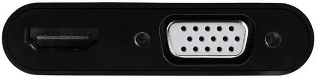Alt view image 4 of 4 - StarTech.com Mini DisplayPort to HDMI VGA Adapter - 4K 60Hz - Thunderbolt 2 mDP to VGA HDMI Monitor Converter (MDP2VGAHD20)