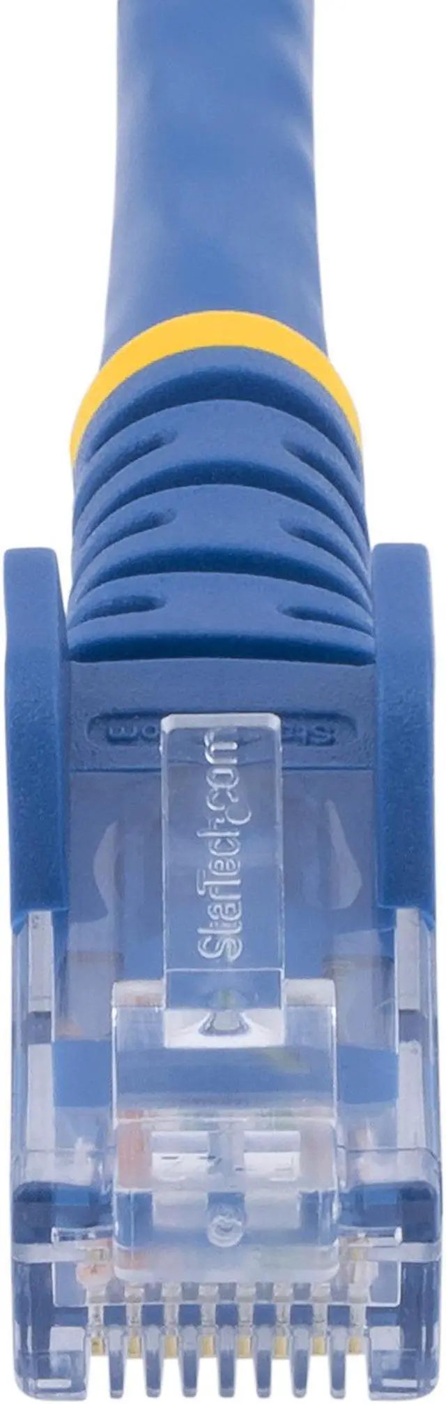 Alt view image 4 of 4 - StarTech.com 1 ft. CAT6 Ethernet cable - 10 Pack - ETL Verified - Blue CAT6 Patch Cord - Snagless RJ45 Connectors - 24 AWG Copper Wire – UTP Ethernet Cable (N6PATCH1BL10PK)