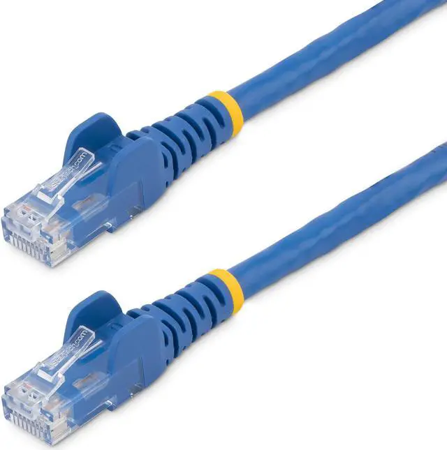 Main image of StarTech.com 1 ft. CAT6 Ethernet cable - 10 Pack - ETL Verified - Blue CAT6 Patch Cord - Snagless RJ45 Connectors - 24 AWG Copper Wire – UTP Ethernet Cable (N6PATCH1BL10PK)