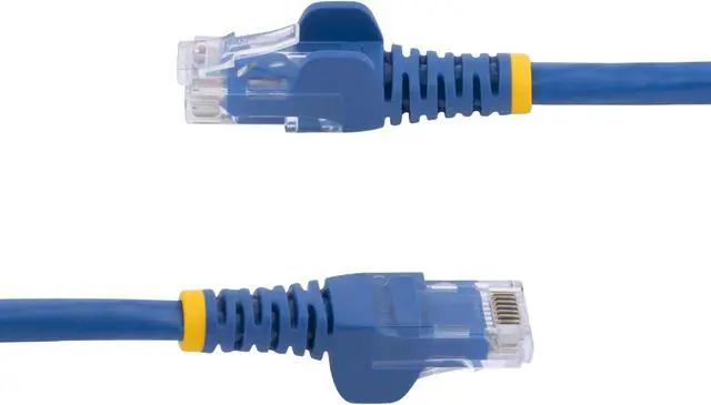 Alt view image 3 of 4 - StarTech.com 7 ft. CAT6 Ethernet cable - 10 Pack - ETL Verified - Blue CAT6 Patch Cord - Snagless RJ45 Connectors - 24 AWG Copper Wire – UTP Ethernet Cable (N6PATCH7BL10PK)