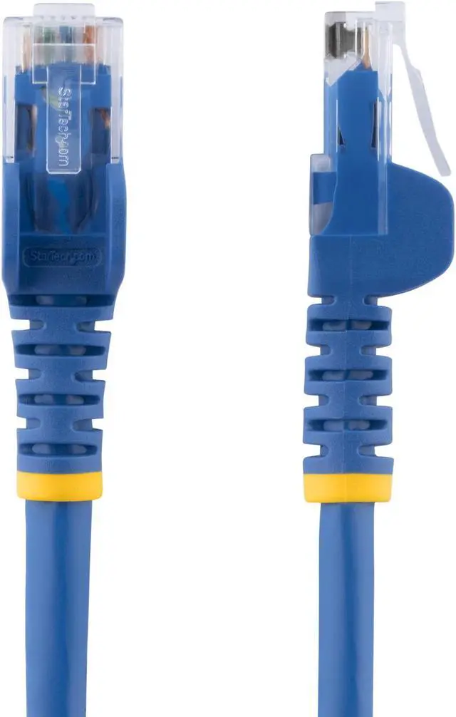 Alt view image 2 of 4 - StarTech.com 7 ft. CAT6 Ethernet cable - 10 Pack - ETL Verified - Blue CAT6 Patch Cord - Snagless RJ45 Connectors - 24 AWG Copper Wire – UTP Ethernet Cable (N6PATCH7BL10PK)