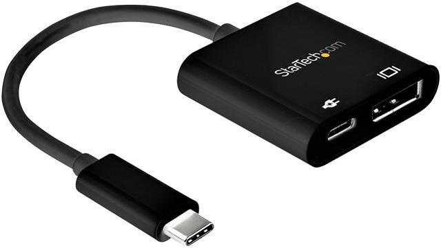 Main image of StarTech.com USB C to DisplayPort Adapter with Power Delivery - 8K 60Hz /4K 120Hz USB Type C to DP 1.4 Video Converter w/ 60W PD Pass-Through Charging - HBR3 - Thunderbolt 3 Compatible (CDP2DP14UCPB)