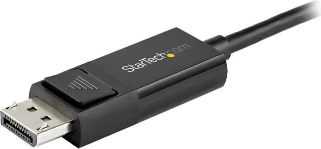 Alt view image 2 of 4 - StarTech.com CDP2DP141MBD 3.3 ft. (1m) USB C to DisplayPort 1.4 Cable - Bidirectional - 8K 30 - HBR3 - Thunderbolt 3 - USB Type C Adapter (CDP2DP141MBD)