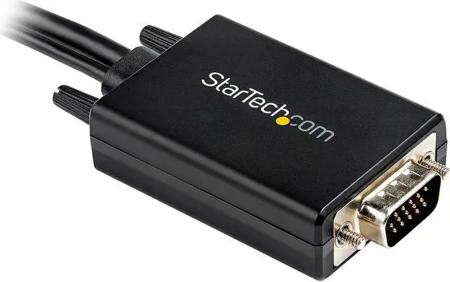 Alt view image 3 of 6 - StarTech.com VGA2HDMM10 10ft. (3m) VGA to HDMI Adapter with USB Audio - 1080p VGA to HDMI Video Converter for Your Laptop (VGA2HDMM10)