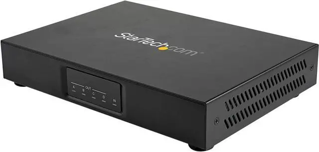 Main image of StarTech.com ST124HDVW 2x2 Video Wall Controller - 4K 60Hz Display - HDMI 2.0 - 1 In 4 Out Video Wall Splitter - RS-232 Serial Control (ST124HDVW)
