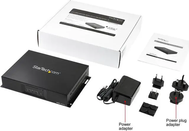 Alt view image 5 of 5 - StarTech.com ST124HDVW 2x2 Video Wall Controller - 4K 60Hz Display - HDMI 2.0 - 1 In 4 Out Video Wall Splitter - RS-232 Serial Control (ST124HDVW)