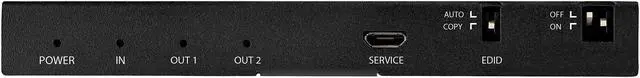 Alt view image 3 of 4 - StarTech.com ST122HD20S 2 Port HDMI Splitter - 4K 60Hz with Built-In Scaler - HDCP 2.2 - EDID Emulation - 7.1 Surround Sound (ST122HD20S)