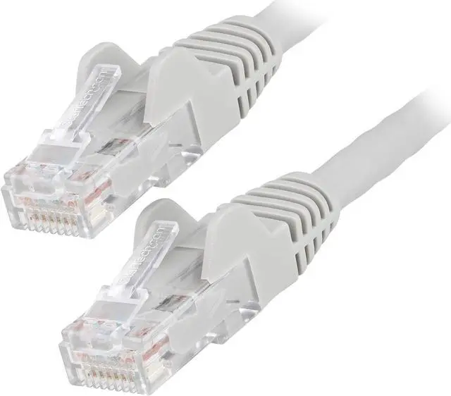 Main image of 25ft (7.6m) LSZH CAT6 Ethernet Cable, 10 Gigabit Snagless RJ45 100W PoE Patch Cord, CAT 6 10GbE UTP Network Cable w/Strain Relief, Gray/Fluke Tested/ETL/Low Smoke Zero Halogen - Category 6, 24AWG