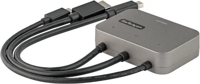 Alt view image 3 of 6 - 3-in-1 Multiport to HDMI Adapter, 4K 60Hz USB-C, HDMI or Mini DisplayPort to HDMI Converter for Conference Room, Digital AV Video Adapter to Connect HDMI Monitor/Display - USB Type-C/HDMI/mDP to HDMI (CDPHDMDP2HD)