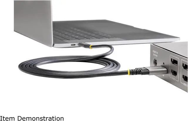 Alt view image 8 of 8 - 3ft 1m Side Screw Locking USB C Cable 10Gbps, USB 3.1/3.2 Gen 2 Type-C Cable, 100W (5A) Power Delivery Charging, DP Alt Mode, Dual Screw Lock, USB-C to C Cord, Charge/Sync - Thunderbolt 3 Compatible