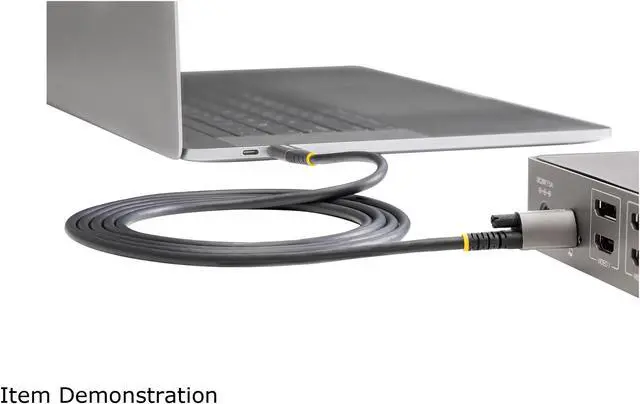 Alt view image 7 of 7 - 3ft 1m Top Screw Locking USB C Cable 10Gbps, USB 3.1/3.2 Gen 2 Type-C Cable, 100W (5A) Power Delivery Charging, DP Alt Mode, Single Screw Lock, USB-C to C Cord, Charge/Sync - Thunderbolt 3 Compatible (USB31CCTLKV1M)