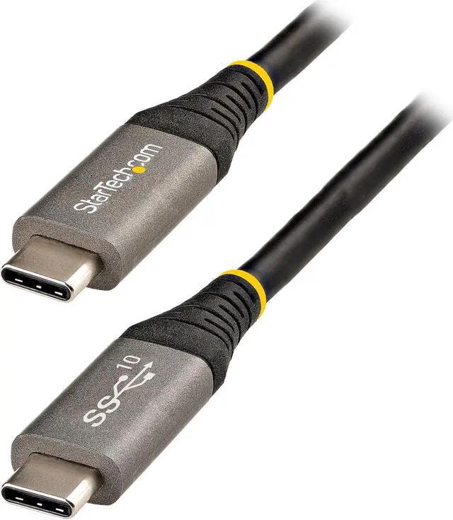 Main image of 3ft (1m) USB C Cable 10Gbps, USB-IF Certified USB-C Cable, USB 3.1/3.2 Gen 2 Type-C Cable, 100W (5A) Power Delivery Charging, DP Alt Mode, USB C to C Cord, Charge & Sync - Thunderbolt 3 Compatible