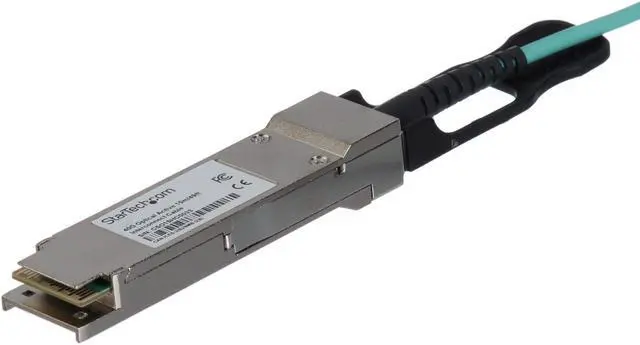 Alt view image 2 of 2 - StarTech.com QSFP40GAO15M 49.2 ft. MSA Uncoded 40G QSFP+ to QSFP+ AOC Cable
