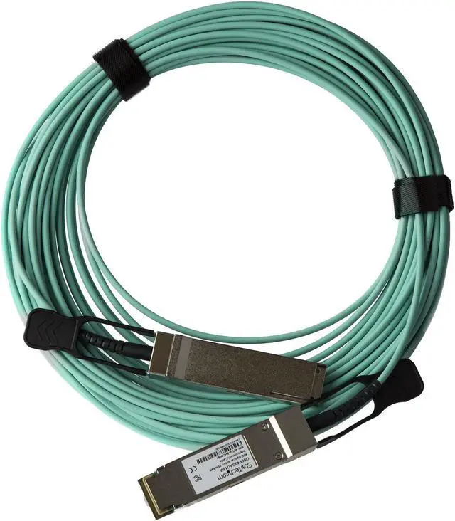 Main image of StarTech.com QSFP40GAO15M 49.2 ft. MSA Uncoded 40G QSFP+ to QSFP+ AOC Cable