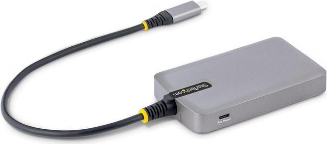 Alt view image 2 of 6 - StarTech.com USB-C 3-Port USB-A Hub with Ethernet 5G3AGBB-USB-C-HUB