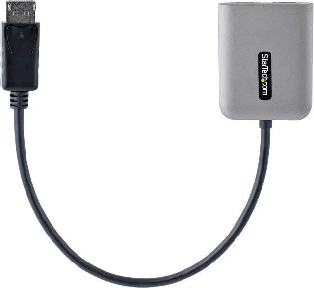 Alt view image 6 of 6 - StarTech.com Displayport to Dual HDMI MST HUB - Dual HDMI 4K 60Hz - DisplayPort Multi Monitor Adapter with 1ft / 30cm cable MST14DP122HD