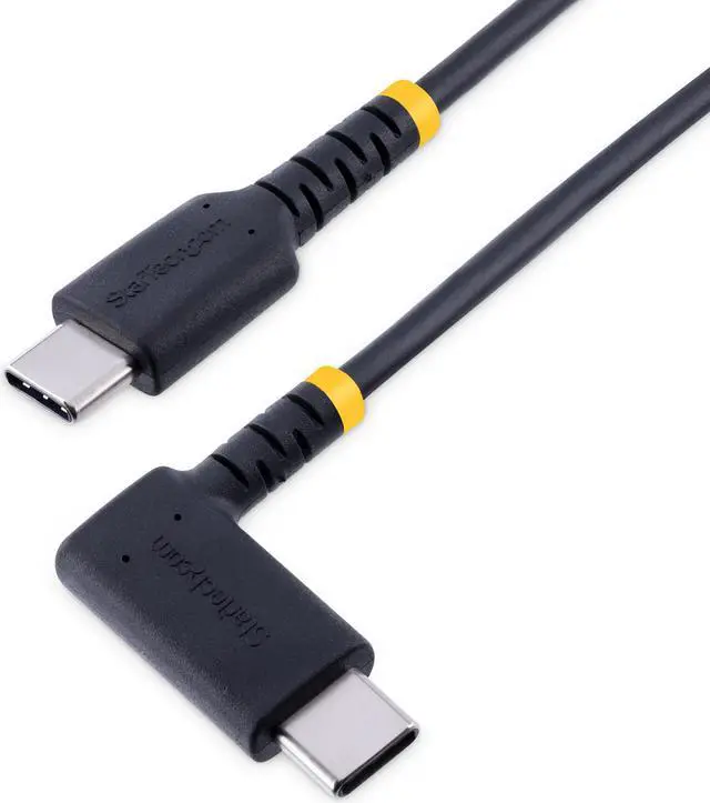 Main image of StarTech.com 3ft (1m) USB C Charging Cable Right Angle R2CCR-1M-USB-CABLE