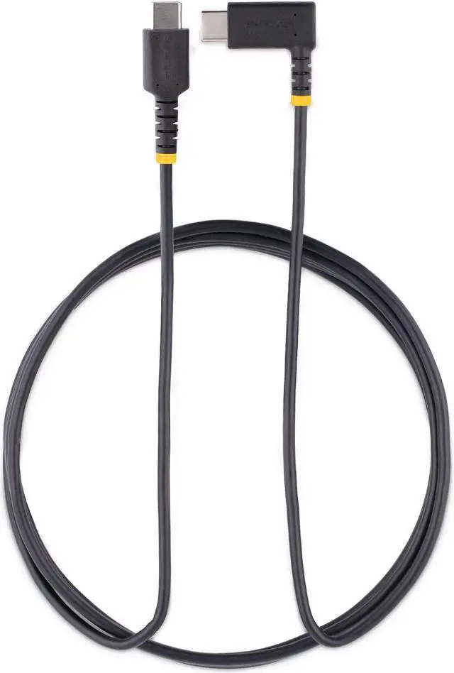 Alt view image 6 of 6 - StarTech.com 6ft (2m) USB C Charging Cable Right Angle R2CCR-2M-USB-CABLE