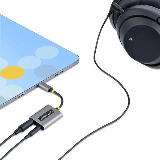 Alt view image 6 of 6 - StarTech.com USB Type-C to 2x 3.5mm Audio Adapter USBC-AUDIO-SPLITTER