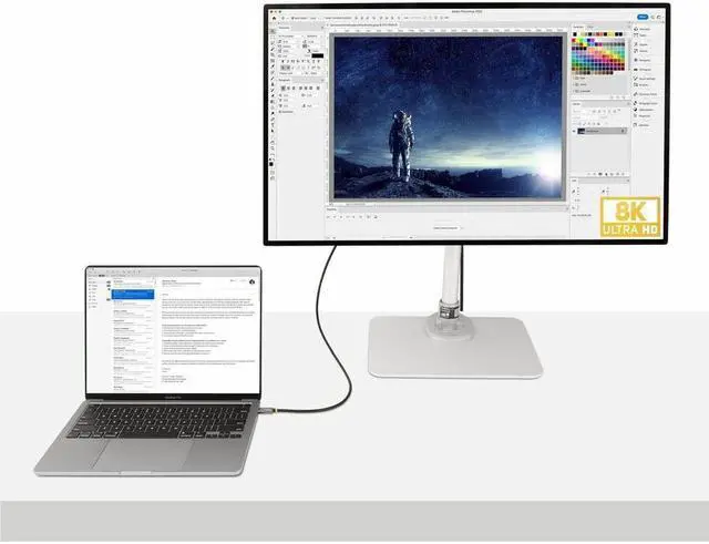 Alt view image 11 of 11 - StarTech.com 3ft (1m) USB4 Cable, USB-IF Certified USB-C Cable, 40 Gbps, 100W, 8K 60Hz, Compatible w/Thunderbolt 4/3/USB 3.2, USB Type-C