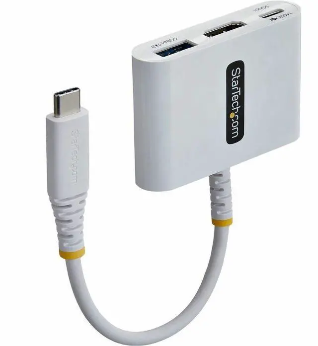 Main image of StarTech USB-C to HDMI Multiport Adapter with 140W PD Charging - 4K 60Hz HDMI - USB 5Gbps Hub - Mini Dock - 168W-USBC-MULTIPORT