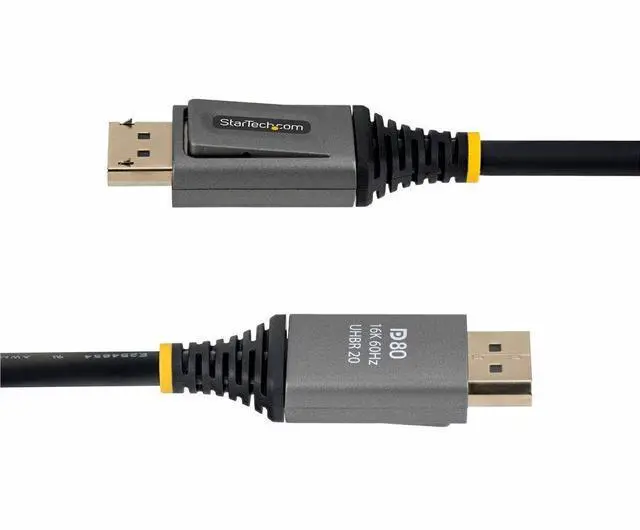 Alt view image 2 of 2 - StarTech 5ft DisplayPort 2.1 Cable, VESA Certified DP80 DisplayPort Cable, 10K/8K 60Hz, 8K 240Hz w/DSC 1.2a