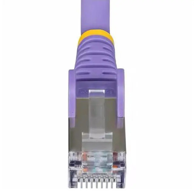 Alt view image 2 of 2 - StarTech 3ft Purple CAT6a Ethernet Cable - Snagless RJ45 - 10G - 100W PoE - S/FTP, LSZH - 27AWG Pure Copper - 500MHz - Shielded Network Cords - NLPL-3F-CAT6A-PATCH