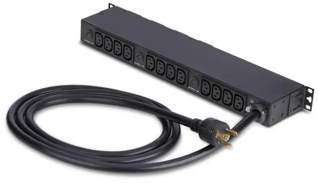 Main image of StarTech 20-Outlet Rackmount PDU - 1U Server Power Strip - 16x C13 + 4x C19 - NEMA L6-30P Wall Plug - 30A/240V - UL-Listed, TAA - 1U rackmount - 2030B8H-RACK-PDU-IC
