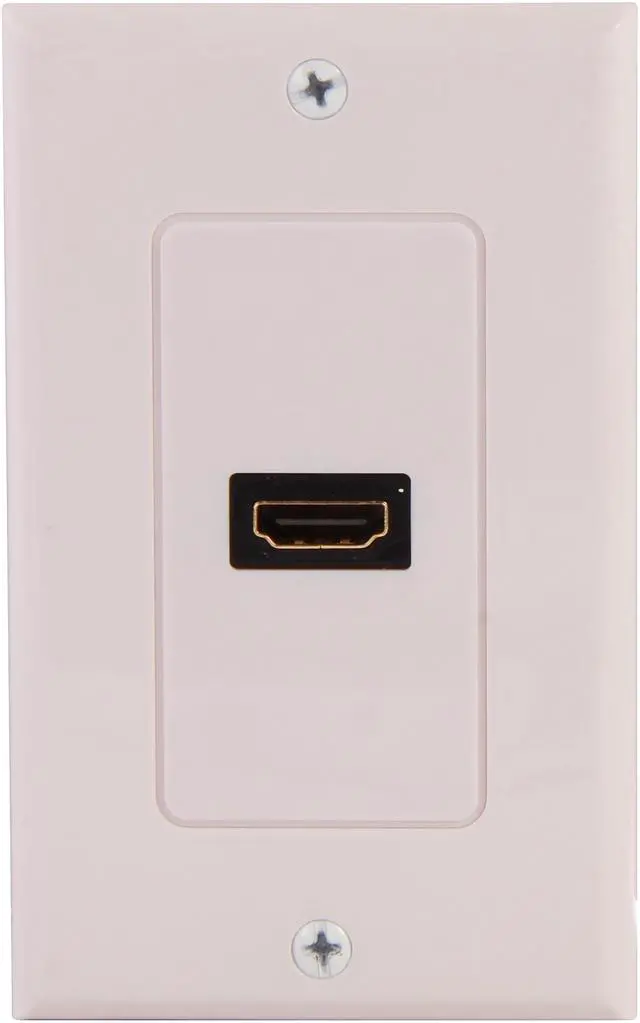 Alt view image 2 of 4 - StarTech.com HDMIPLATE Single Outlet Female HDMI® Wall Plate -White