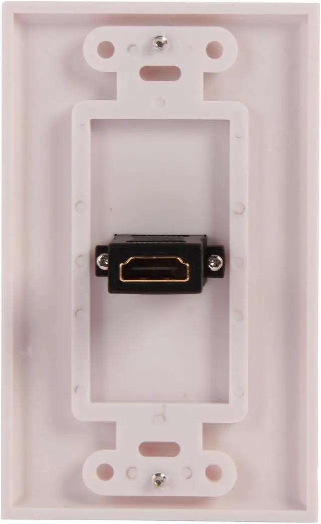 Alt view image 3 of 4 - StarTech.com HDMIPLATE Single Outlet Female HDMI® Wall Plate -White