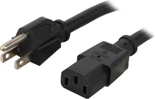 Main image of StarTech.com Model PXT101146 6 ft. 14 AWG Computer Power Cord - NEMA5-15P to C13