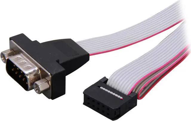 Main image of StarTech PNL9M16 9 Pin Serial Male to 10 Pin Motherboard Header Panel Mount Cable
