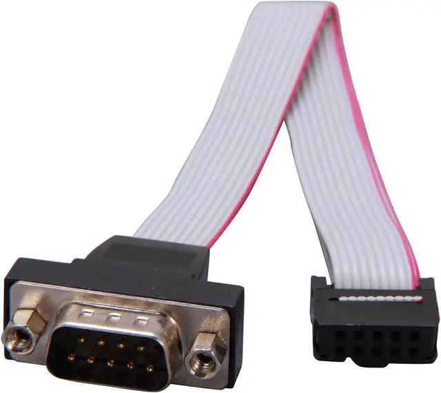 Alt view image 2 of 3 - StarTech PNL9M16 9 Pin Serial Male to 10 Pin Motherboard Header Panel Mount Cable