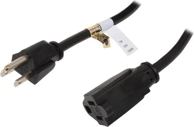 Main image of StarTech.com Model PAC10120 20 ft. Power Cord Extension - NEMA 5-15R to NEMA 5-15P