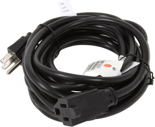 Alt view image 2 of 3 - StarTech.com Model PAC10120 20 ft. Power Cord Extension - NEMA 5-15R to NEMA 5-15P