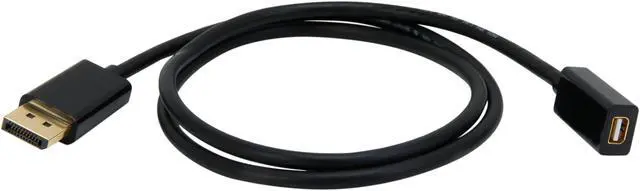 Alt view image 2 of 3 - StarTech.com DP2MDPMF3 3 ft. Black Connector A: 1 - DisplayPort (20 pin) Male
Connector B: 1 - Mini-DisplayPort (20 pin) Female DisplayPort to Mini DisplayPort Video Cable Male to Female