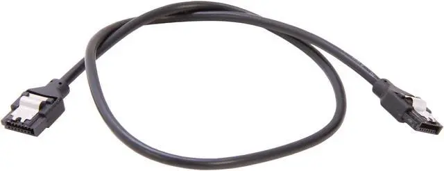 Alt view image 2 of 3 - StarTech.com LSATARND18 1.5 ft. Latching Round SATA Cable Male to Male