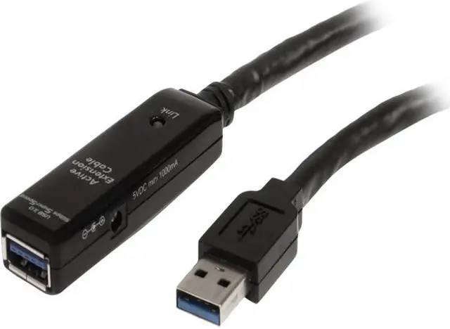 Main image of StarTech.com USB3AAEXT3M Black USB 3.0 Active Extension Cable