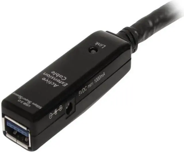 Alt view image 2 of 4 - StarTech.com Black USB 3.0 Active Extension Cable