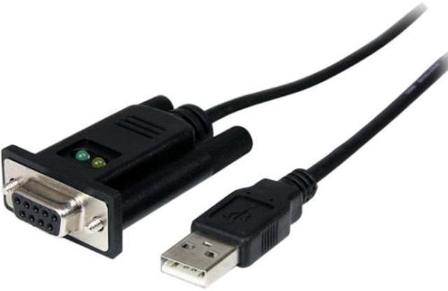 Oprør menneskelige ressourcer dis StarTech.com ICUSB232FTN USB to Serial Adapter - Null Modem - FTDI USB UART  Chip - DB9 (9-pin) - USB to RS232 Adapter Serial Cables - Newegg.com