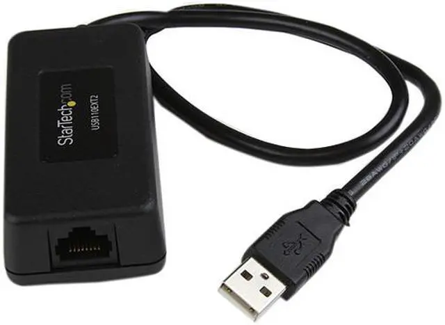 Alt view image 2 of 3 - StarTech.com USB110EXT2 1 Port USB over Cat5 / Cat6 Ethernet Extender - up to 131 ft. (40m)