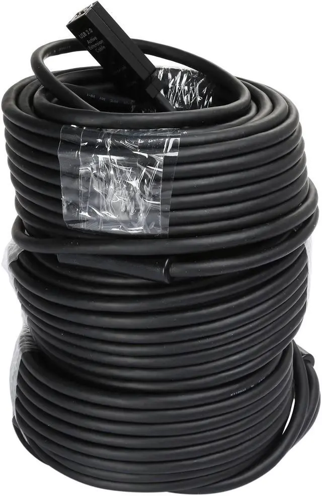 Alt view image 2 of 3 - StarTech.com USB2AAEXT35M Black USB 2.0 Active Extension Cable