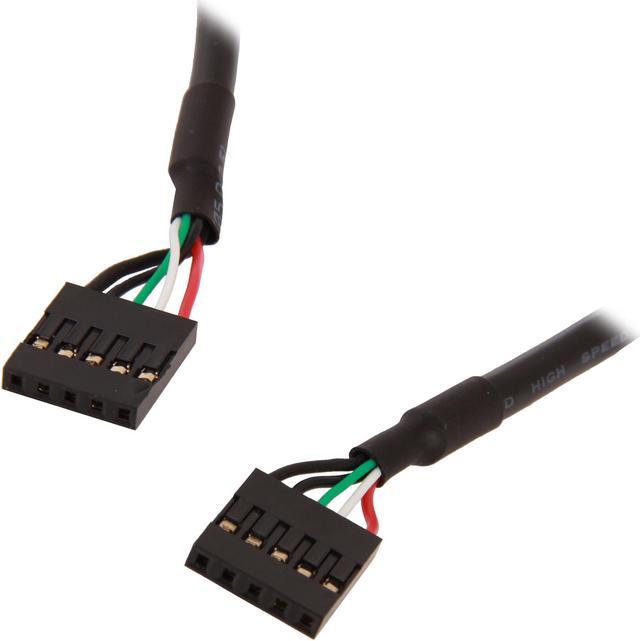 Cable USB Interne 5 pins M/F - USBINT5PINMF - Connectique PC